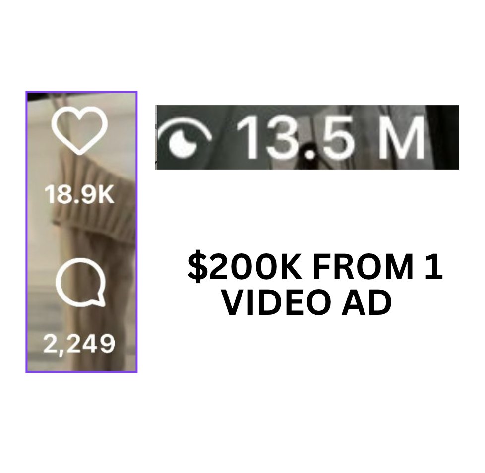 vivaangandhi_'s tweet image. I made $200k from 1 video ad &amp;amp; I made a step by step guide on how we consistently produce videos like this 

Like + RT &amp;amp; Comment &quot;HACK&quot; and i&apos;ll send you the video

(Must be following)