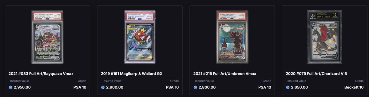 Which of these PSA 10 and BGS Black Label Grails are you hunting in our $50 Gacha today? 💎

New to <a href="/Collector_Crypt/">Collector Crypt</a> ?

Rip open RWA Pokemon packs for $50 USDC on <a href="/solana/">Solana</a> 🎴

All physical assets are stored at leading TCG vaults 🏦

Don't like the card you pull? Sell it back to us