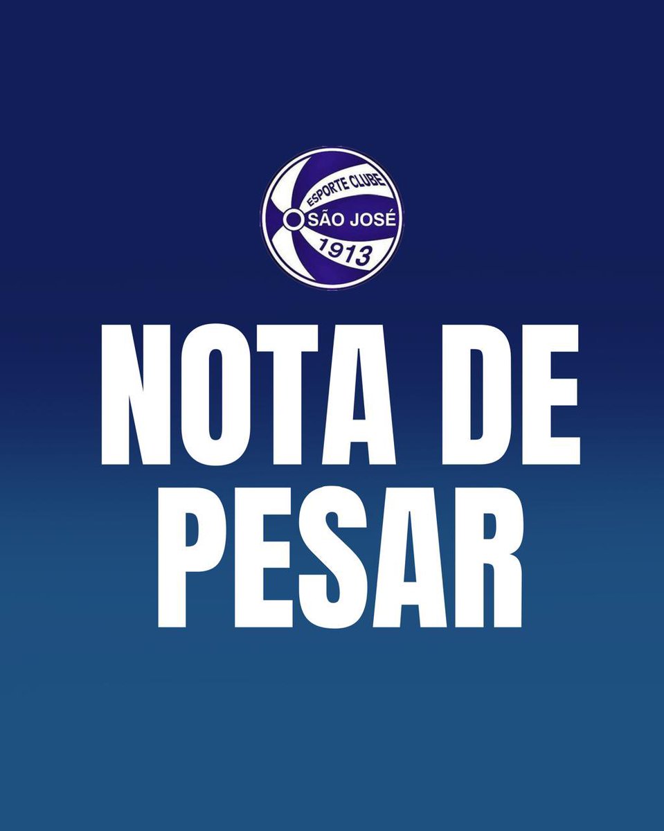 O Esporte Clube São José solidariza-se e manifesta pesar pelo falecimento de Zelio Hocsman, pai do presidente da <a href="/OficialFGF/">Federação Gaúcha de Futebol</a> , ocorrido neste sábado.
Desejamos força aos amigos e familiares.