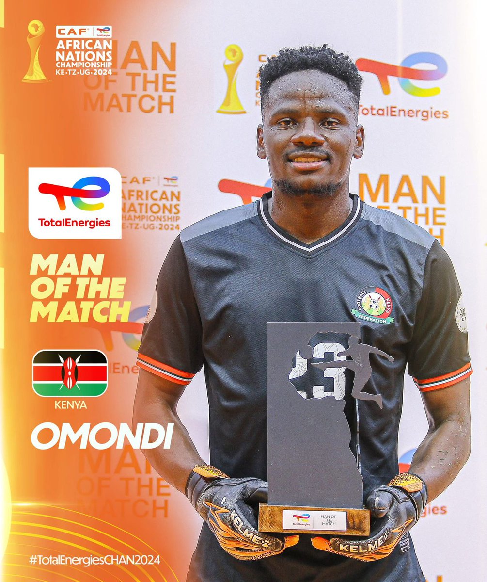 MOTM 🆚 Morocco

They did not believe! 🦁

Congratulations Bayo 😁

#HarambeeStars #TotalEnergiesCHAN2024