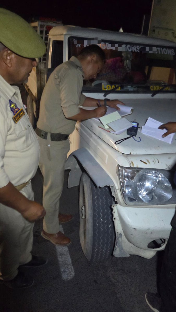 District Police Leh (@lehpolice) on Twitter photo . <a href="/LehPolice/">District Police Leh</a> cracks down on traffic violations in a late-night drive: 32 vehicles challaned, 5 booked for drunk driving, 9 seized for missing documents. More surprise checks ahead—drive safe, stay legal.
<a href="/DGP_Ladakh/">DGP Ladakh</a> <a href="/shrutiarora_IPS/">Shruti</a> <a href="/RigzinSangdup/">Regzin Sangdup</a> . <a href="/LehPolice/">District Police Leh</a> cracks down on traffic violations in a late-night drive: 32 vehicles challaned, 5 booked for drunk driving, 9 seized for missing documents. More surprise checks ahead—drive safe, stay legal.
<a href="/DGP_Ladakh/">DGP Ladakh</a> <a href="/shrutiarora_IPS/">Shruti</a> <a href="/RigzinSangdup/">Regzin Sangdup</a>