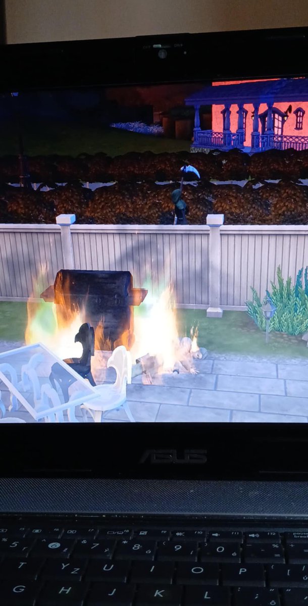 Miały być grillowane kiełbaski, jest grillowany ojciec #simsiary