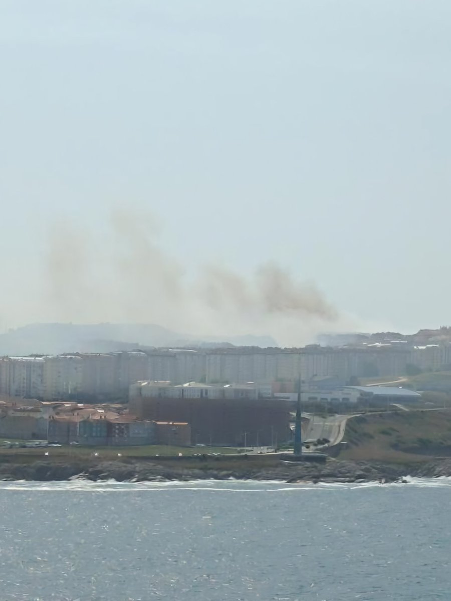 #Coruña | Trabajando los <a href="/bombeiroscoruna/">BombeirosCoruña</a> en un incendio forestal 🔥 en la zona de O Portiño - San Pedro. <a href="/Policia_Coruna/">Policía Local A Coruña</a> también en la zona.

*Gracias a #bloghera y #saruscrap por las fotos.