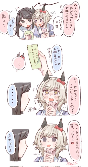 カレトレ♀過去漫画でも再掲するか… #三連休はフォロワーさんが増える 