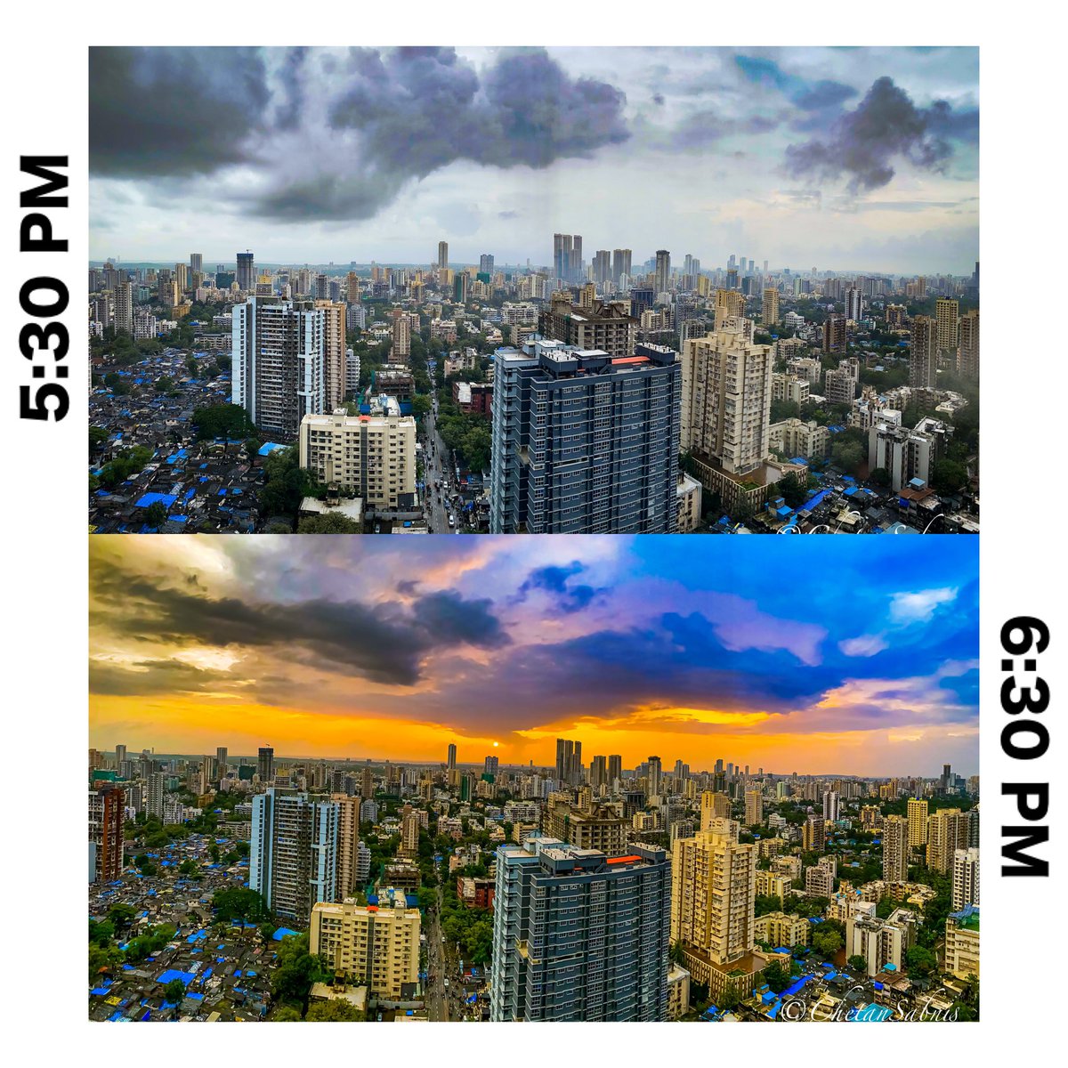 chetansabnis's tweet image. It’s always pleasure to see sky changing colours dramatically over short span of time 

#theme_pic_world_sunset #maximumcity #skycolour #shotoniphone