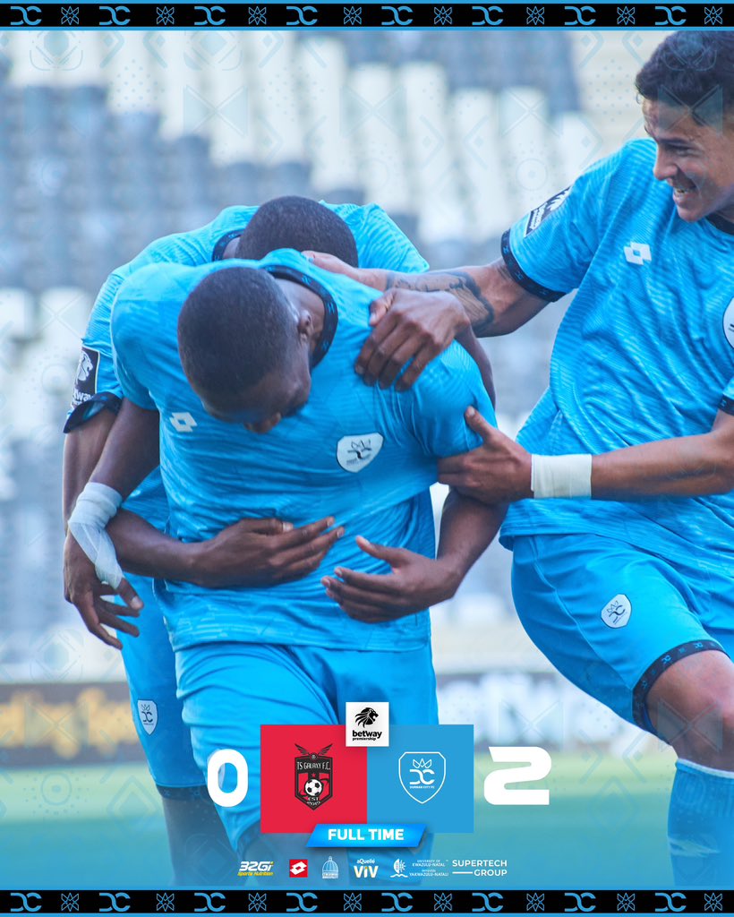 DurbanCity_FC's tweet image. And that’s the first of many🌊

Full time Update

TS Galaxy 0 - 2 Durban City