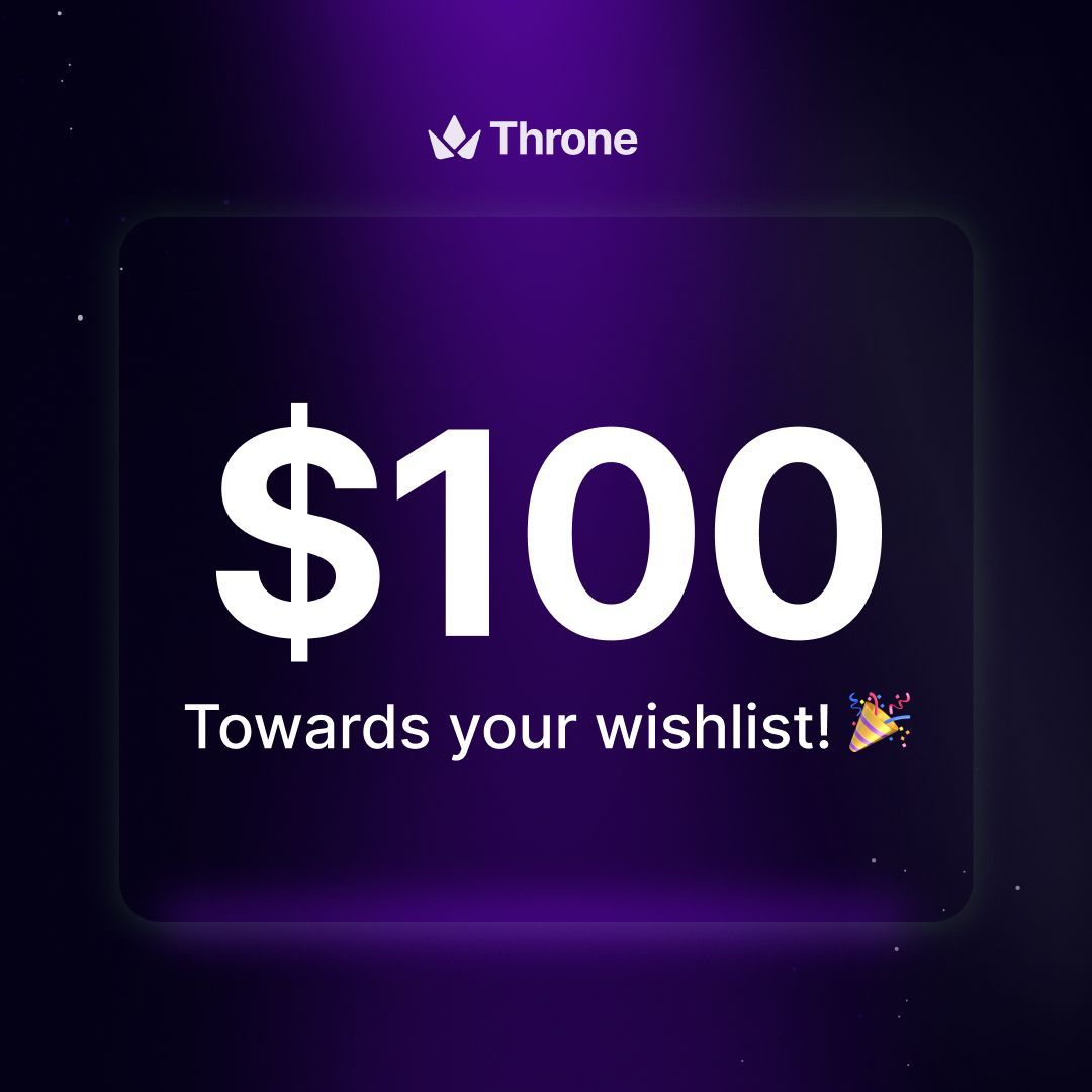 official_throne's tweet image. 💜 $100 Gift Giveaway 💜 

⤵️ Drop your Throne link below for a chance to win a $100 in gifts from us! 

You have 24hours ⏰
Don't miss your chance to enter.😎