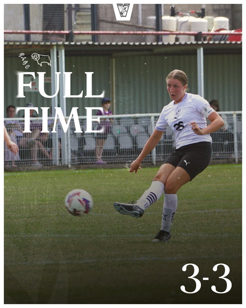 Port Vale FC Women (@pvfcwomen) on Twitter photo FULL TIME
Two late goals from the visitors sees the game finish level.
Thank you to <a href="/DCFCWomen/">Derby County Women</a> and best of luck for the upcoming season 🤝
#PVFC | 3-3 FULL TIME
Two late goals from the visitors sees the game finish level.
Thank you to <a href="/DCFCWomen/">Derby County Women</a> and best of luck for the upcoming season 🤝
#PVFC | 3-3