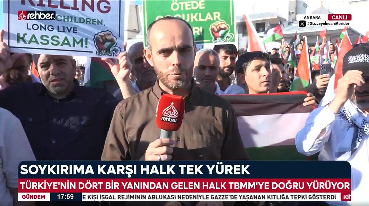 🔴SOYKIRIMA KARŞI HALK TEK YÜREK

📍Türkiye'nin dört bir yanından toplanan halk TBMM'ye doğru yürüyor.