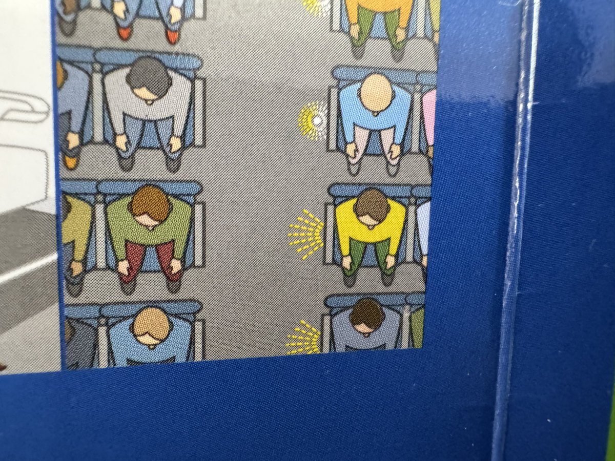 What do these airline safety card pictures mean, wrong answers only. Ill start.
1. Your 70’s dance moves are Fire girl!
2. Dont push your evil twin down the slide. 
3. Rows 2 &amp; 3 on yhe right had the beans.