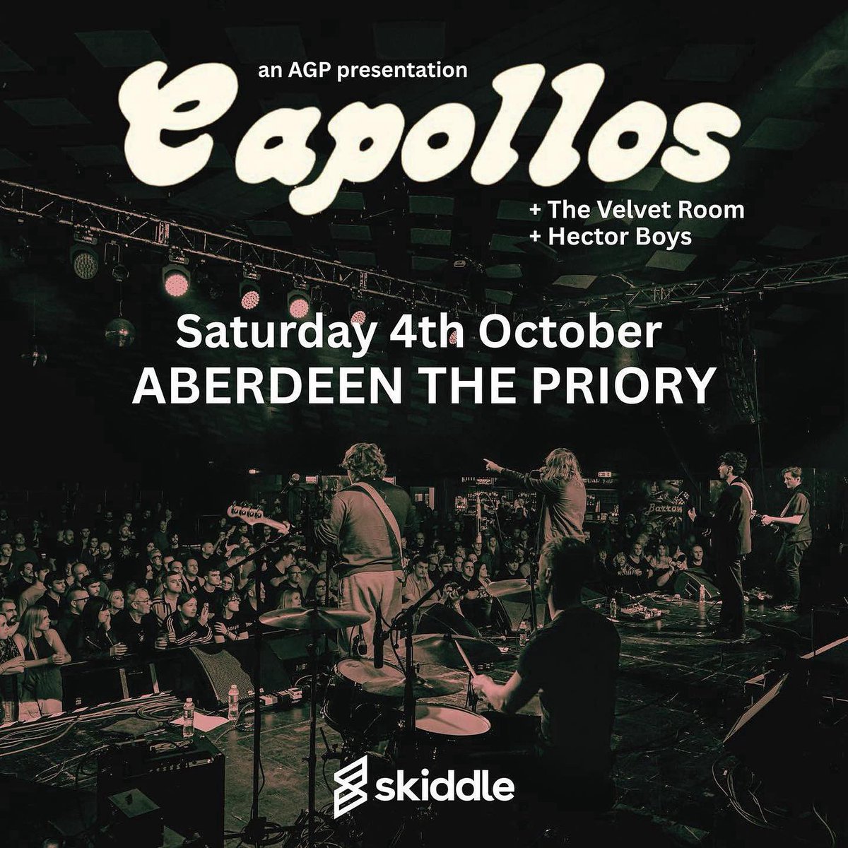 AGP Gigs (@agpaberdeen) on Twitter photo Less than 2 months until <a href="/TheCapollos/">C a p o l l o s</a> play Priory Aberdeen for their biggest headline show yet! Support from The Velvet Room & Hector Boys.
Grab tickets now >> skiddle.com/e/40975165 Less than 2 months until <a href="/TheCapollos/">C a p o l l o s</a> play Priory Aberdeen for their biggest headline show yet! Support from The Velvet Room & Hector Boys.
Grab tickets now >> skiddle.com/e/40975165