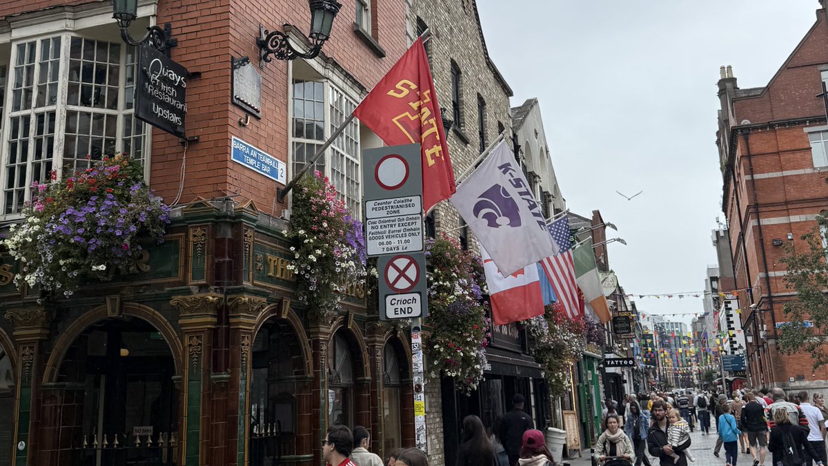 Already thinking about Week 0’s game in Dublin — spotted in Temple Bar