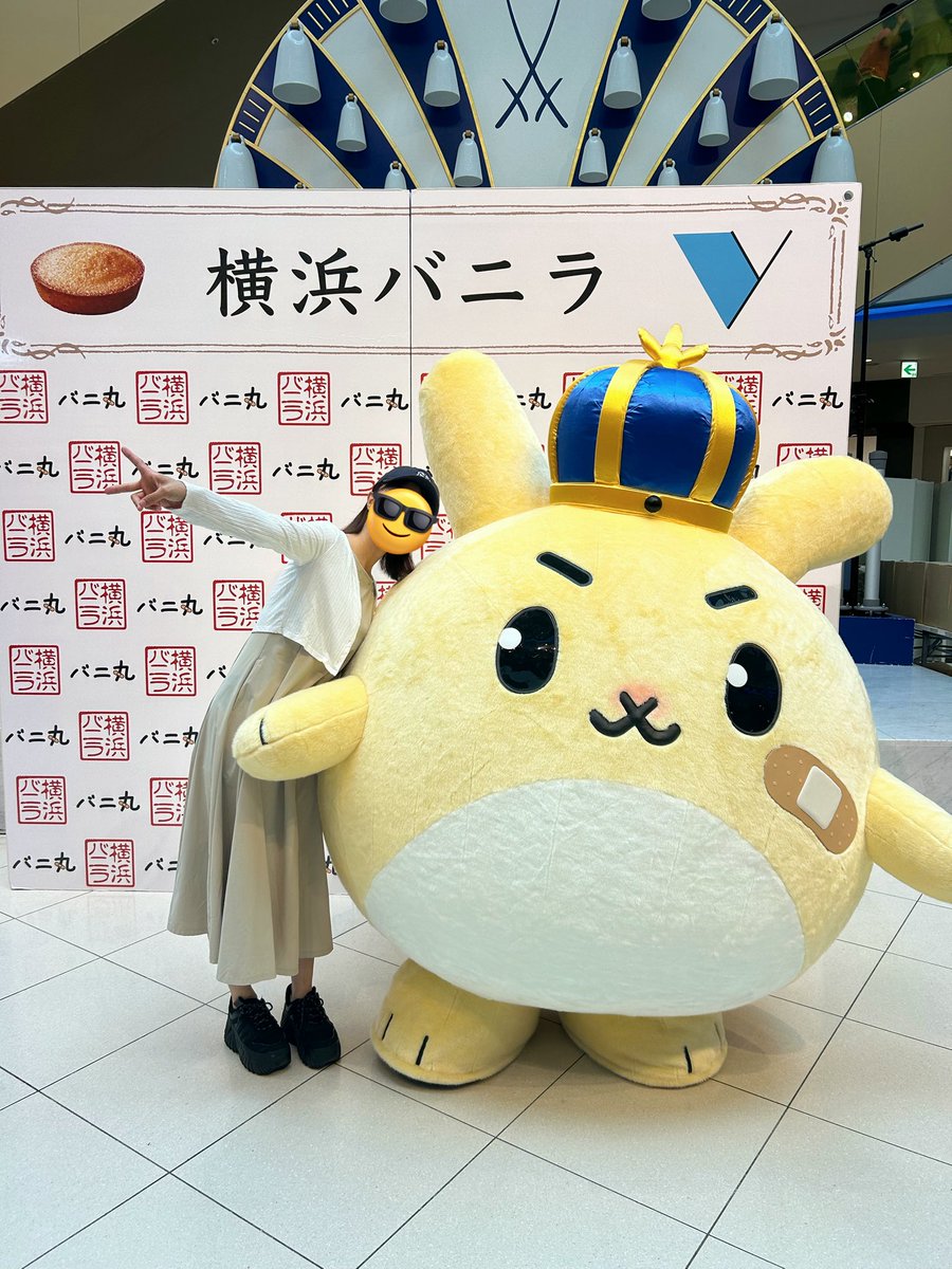 rb_97herme's tweet photo. ららぽに行ったのでバニ丸にも会ってきたよ🩵サービス旺盛で可愛かった、、
ラフすぎる格好でごめんなさい泣
#横浜バニラ　#バニ丸 https://t.co/BMRFPTAx6E
