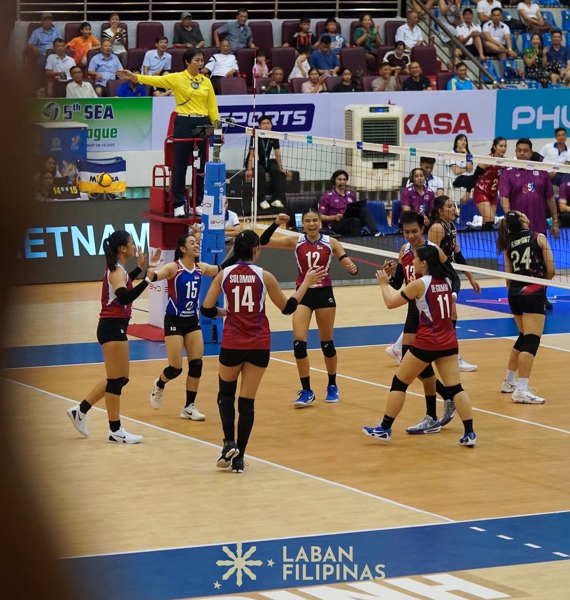 tj_canino's tweet image. PODIUM FINISH AGAIN! 🏆❤️‍🔥

🇵🇭Alas Pilipinas defeats 🇮🇩Indonesia in three sets to claim the 🥉bronze medal in the second leg of the 5th SEA V.League.

THIS MARKS THEIR 6️⃣TH ALL-TIME BRONZE FINISH IN THE SEA V.LEAGUE HISTORY! 💫

📸 ig | labanfilipinas