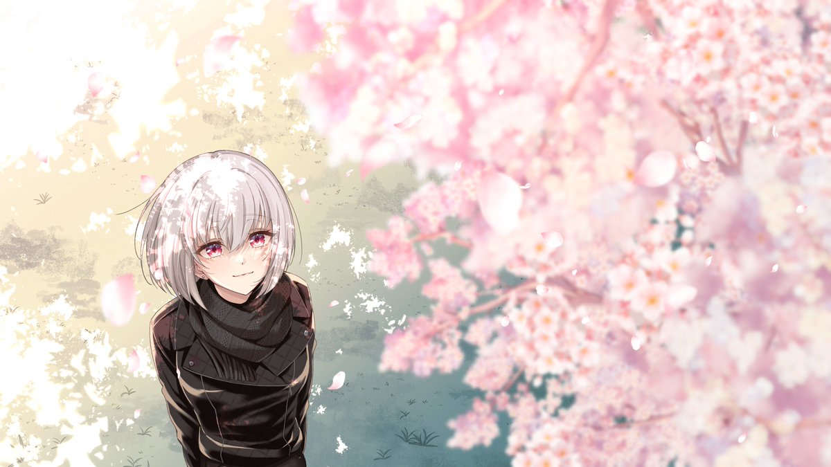 nenemaru220's tweet photo. 歌みたのイラスト一部配布です！ 
グッズ化などは禁止させていただきます！ 
PCの壁紙やスマホの待ち受けにしてね～～～！！🌸 https://t.co/4VhtCcw9FE