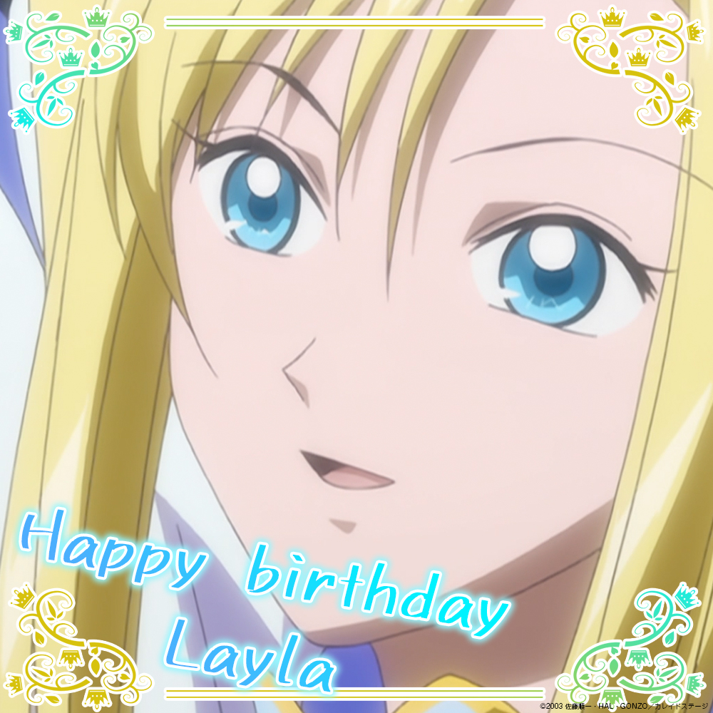 ⭐︎✨* ﾟ ゜ﾟ *+:｡.｡.｡ 8月15日は レイラ・ハミルトンの誕生日 ( CV