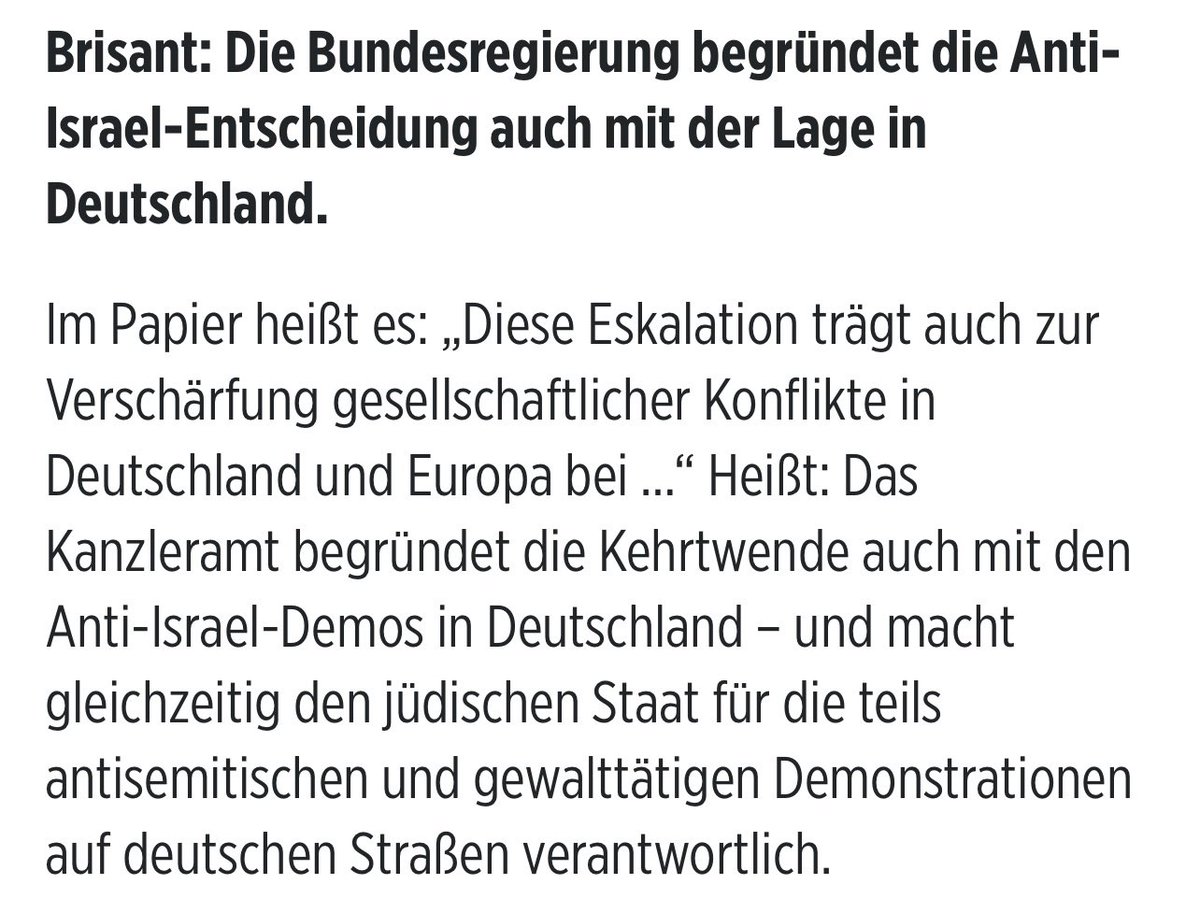 malca goldstein-wolf (@wolfmalca) on Twitter photo Merz-Infakt!!!
( Beste Headline in der <a href="/BILD/">BILD</a> )
Der <a href="/bundeskanzler/">Bundeskanzler Friedrich Merz</a> hat nicht nur Israel verraten, er wirft auch deutsche Juden dem antisemitischen Mob zum Fraß vor.
Diese Täter/Opfer-Umkehr muss es allen jüdischen Organisationen, vor allem dem <a href="/ZentralratJuden/">Zentralrat der Juden in Deutschland</a>, unmöglich Merz-Infakt!!!
( Beste Headline in der <a href="/BILD/">BILD</a> )
Der <a href="/bundeskanzler/">Bundeskanzler Friedrich Merz</a> hat nicht nur Israel verraten, er wirft auch deutsche Juden dem antisemitischen Mob zum Fraß vor.
Diese Täter/Opfer-Umkehr muss es allen jüdischen Organisationen, vor allem dem <a href="/ZentralratJuden/">Zentralrat der Juden in Deutschland</a>, unmöglich