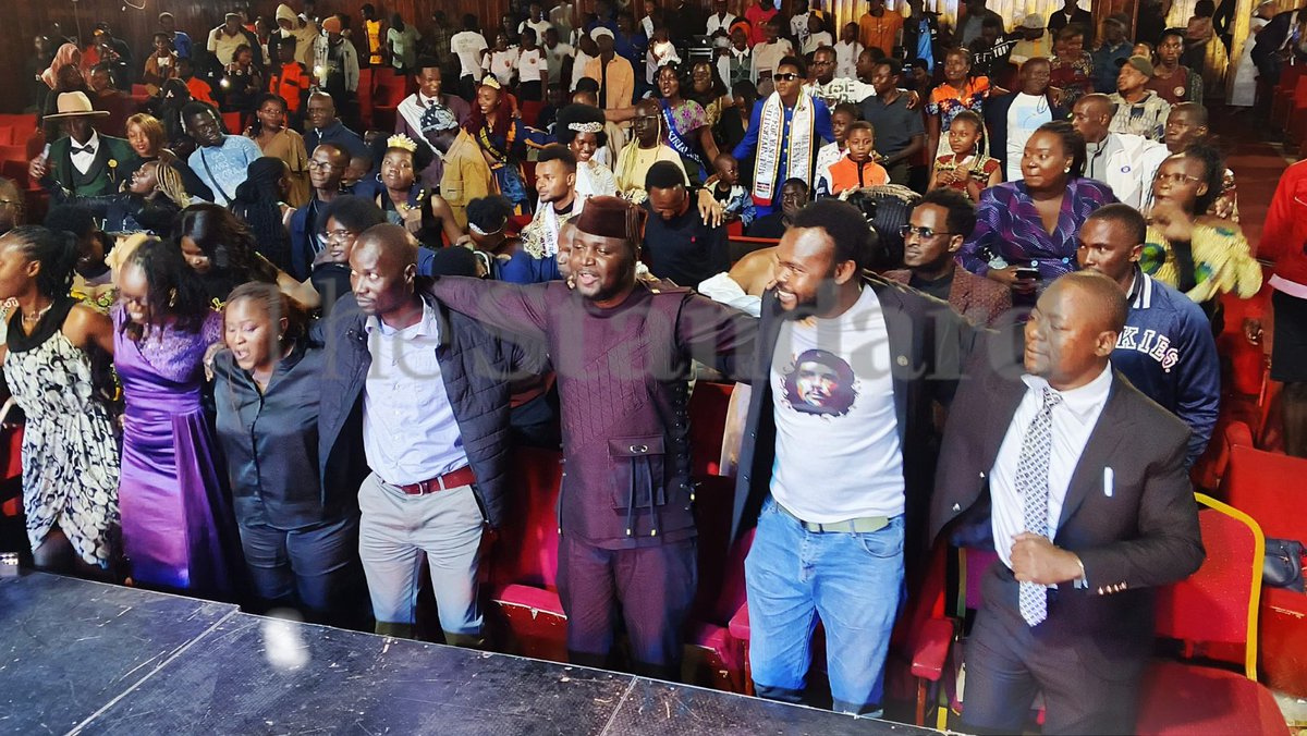 Paul Victor, Founder &amp; CEO of Wezesha Youth Initiative and convener of Mr &amp; Miss Tranquility Africa featuring the Wezesha Awards, is flanked by Booker Omole, General Secretary of the Communist Party Marxist Kenya (CPMK); Delight Technical College Principal Saitoti Meitamei;