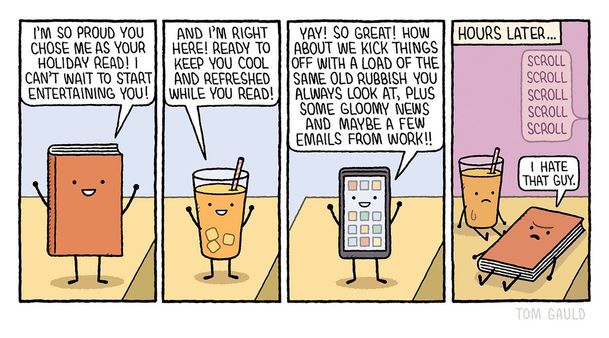 tomgauld's tweet image. My cartoons for this week’s @GuardianBooks 
#holiday #vacation #reading