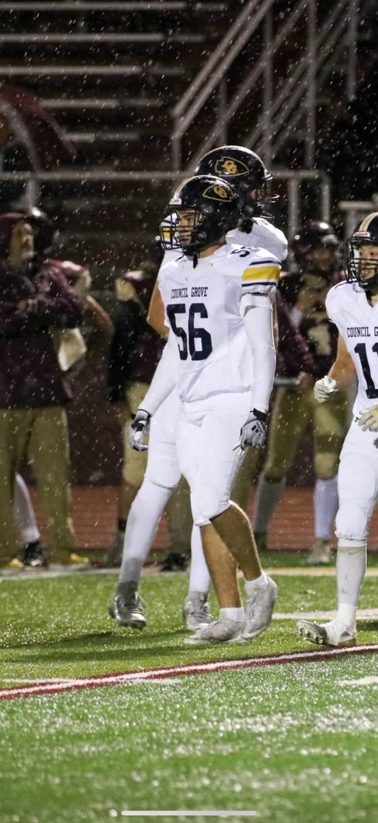 Sr. Kayden Hewitt returns for the 2025 season. Hewitt stepped into a starting role at guard last year and ran with it. Moves to center this year and defensively will be an edge. He is a 415 squatter/315 pound cleaner with great explosivity!

<a href="/MERCsports/">The Mercury Sports</a> <a href="/sportsinkansas/">Sports in Kansas</a>

#GoBraves