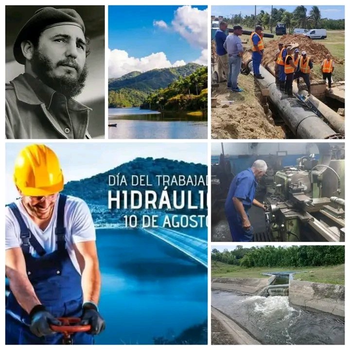 La Voluntad Hidráulica en #Cuba representa uno de los proyectos más visionarios y perdurables de la Revolución, concebido por #FidelPorSiempre como respuesta a los desafíos naturales y las necesidades de desarrollo del país. Felicidades a los trabajadores hidráulicos en su día.