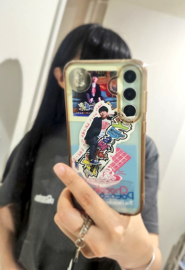 チョコポテ&amp;大輔ステッカー、スマホにちょうどいいサイズ(私信)