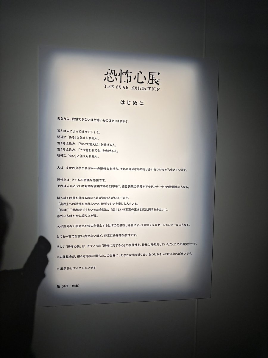 ゴン恐怖心展行ってきたよ、チェキは出せなかったわ笑
 #恐怖心展　#ゴンさん見て