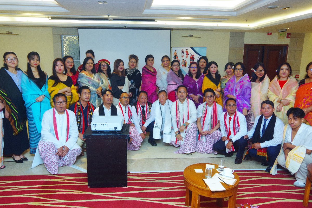 meiteiheritage's tweet photo. Indigenous People of Manipur Celebrate ‘World Indigenous Day’ in Delhi

In a vibrant and culturally enriching event, the Indigenous tribes and communities of Manipur 
residing in the Delhi NCR region came together to celebrate World Indigenous Peoples Day 2025 
at the India Habitat Centre, New Delhi.

Organized by the Working Group of the World Indigenous Day Celebration, Delhi, the gathering 
served as a platform for participants to showcase their rich heritage, cultural traditions, and 
shared historical legacies. The celebration featured traditional attire displays, music and dance 
performances, and the exchange of stories about ancestral roots and cultural practices.

Beyond the festivities, the event carried a deeper message of unity, mutual respect,  understanding, and need for solidarity among the Indigenous tribes of Manipur—particularly in light of the ongoing Manipur crisis and challenges faced by Indigenous communities.

A highlight of the event was a traditional attire show, where male and female participants dressed 
in their finest traditional wear showcased their cultural pride.
Despite an estimated one lakh Indigenous people living in the NCR region, there is currently no 
common platform or organization representing them. This marks the second year that the group 
has celebrated World Indigenous Day in Delhi. 

Organizations and Indigenous Tribe/communities that participated in the event: Aimol Tribe Union, Delhi Manipuri Society (DeMaS), Kom Union, Manipur; Mao Union, Imphal; Manipur Innovative Youth Organisation, Delhi (MAIYOND); Manipur Students’ Association Delhi (MSAD); Meitei Heritage Society; Ningols United Progressive Initiative (NUPI); Team Meitei Personalities (TMP); United Kakching Students (UNIKAS); Zeliangrong Students Union Delhi (ZSUD); and members from the Aimol, Anal, Inpui, Kom, Liangmei, Mao, Meitei, Rongmei and Zeme.