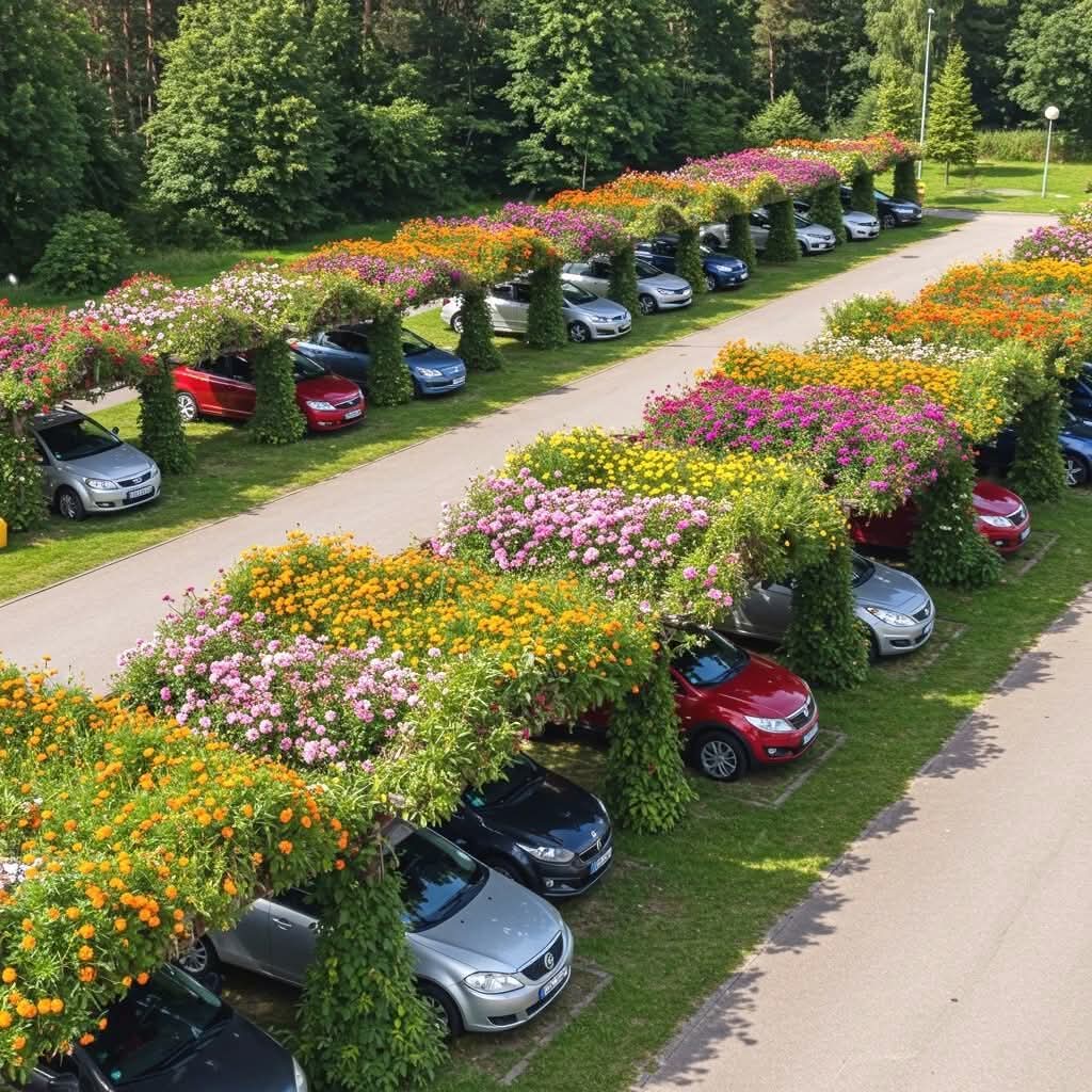 So sollten Parkplätze aussehen....