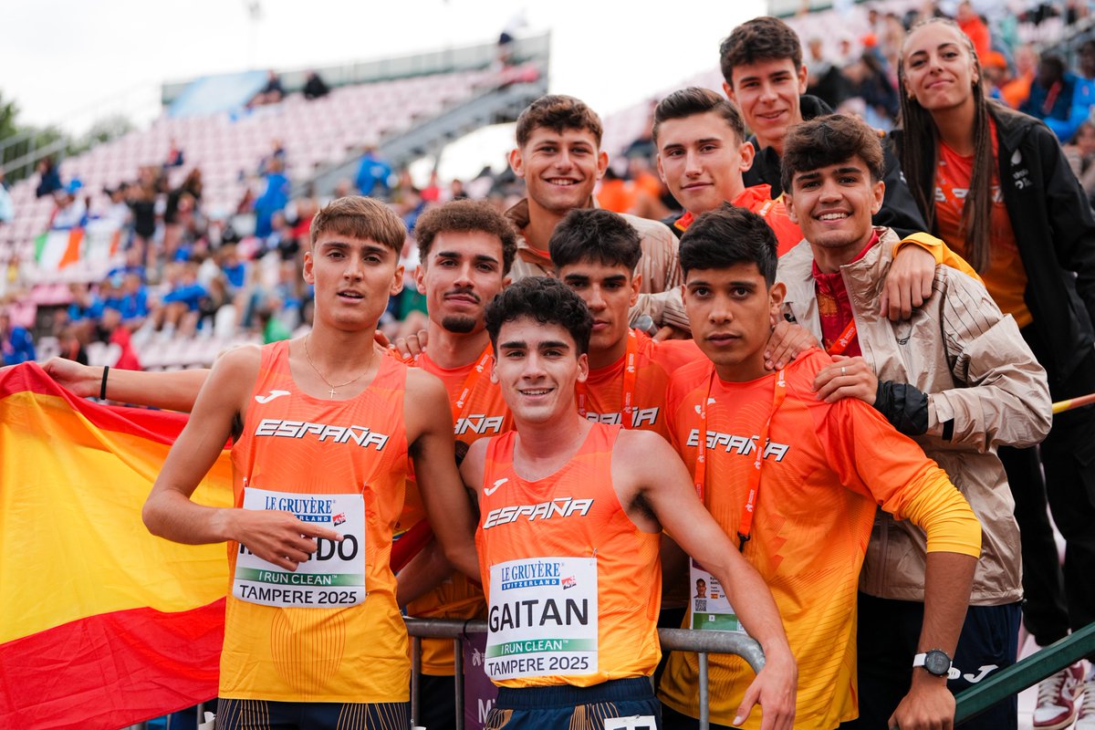 La tarde final promete ser ES-PEC-TA-CU-LAR

Domingo, 10 agosto tarde, desde las ⏰15:45h
#Tampere2025

🔟 FINALES y  grandes oportunidades de medalla

   ❤️💛❤️ VAMOS #EspañaAtletismo ❤️💛❤️

  #PasiónPorCompetir

📺 Mañanas <a href="/EurovisionSport/">Eurovision Sport</a>
📺 Tardes <a href="/rtveplay/">RTVE Play</a> <a href="/teledeporte/">Teledeporte</a>
📊