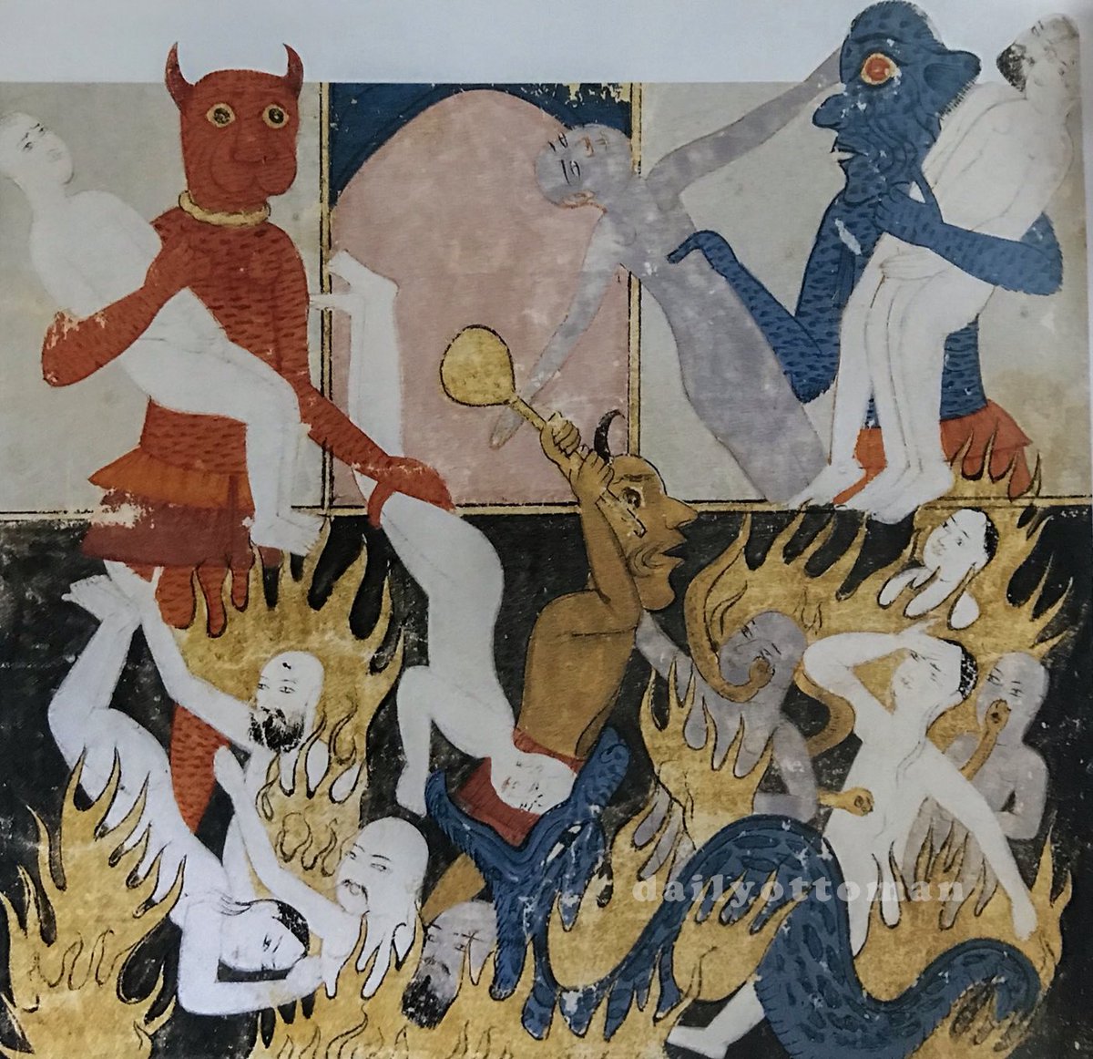 Cennet ve Cehennem tasvirleri.