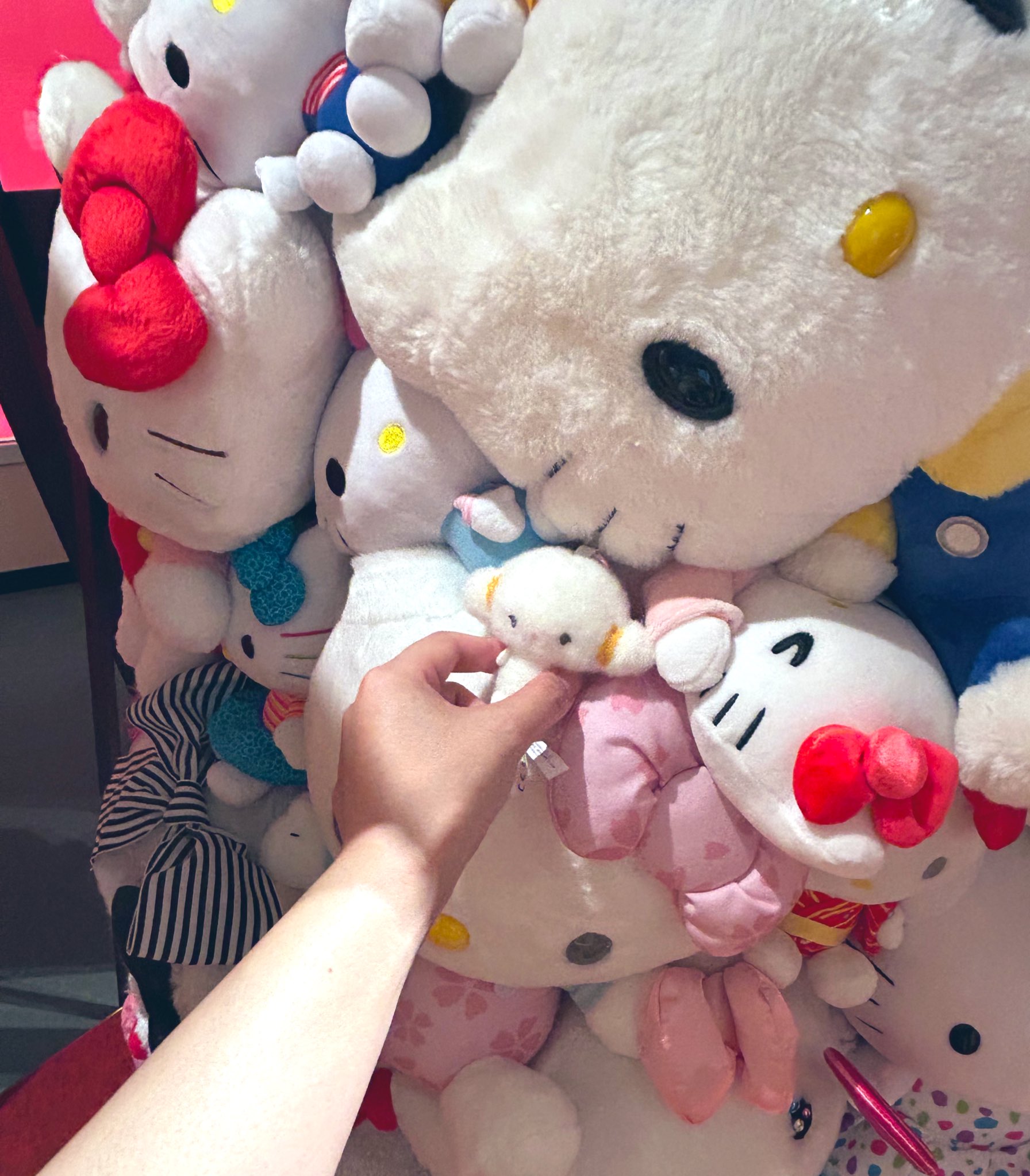 ♡キティ(„◕᎑◕„)断捨離中♡ 様✿いつもありがとうございます♡ キティちゃん整列っっ❣️🐈🐈✨ 6枚目〜ガチャは1ヶ月ぐらい前