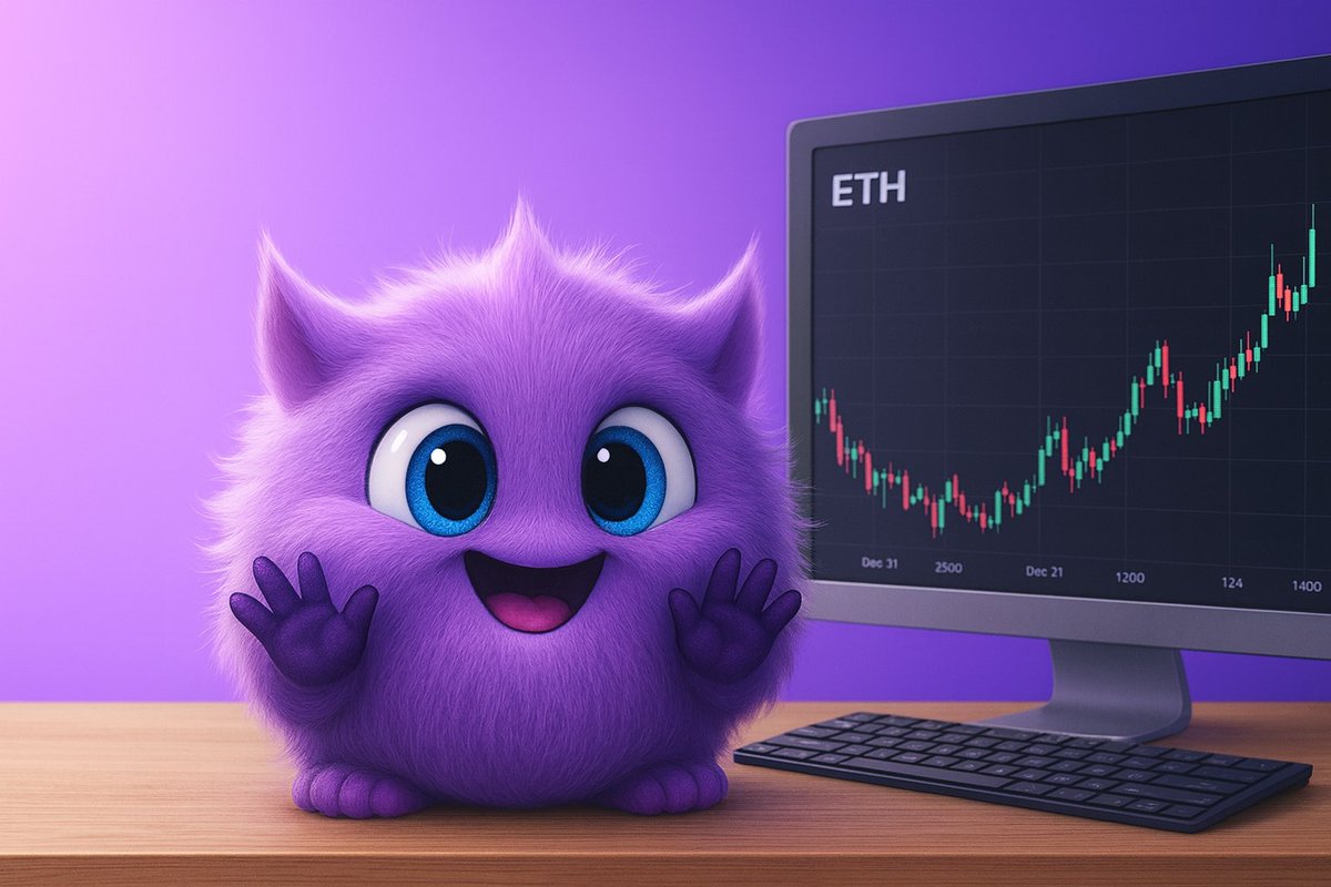 $ETH pumping, $INK coming, and ANITA glowing 💜