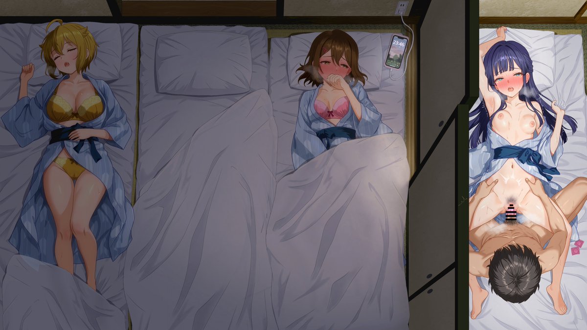 壁と布団の透過がないver 