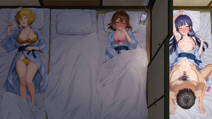 壁と布団の透過がないver 