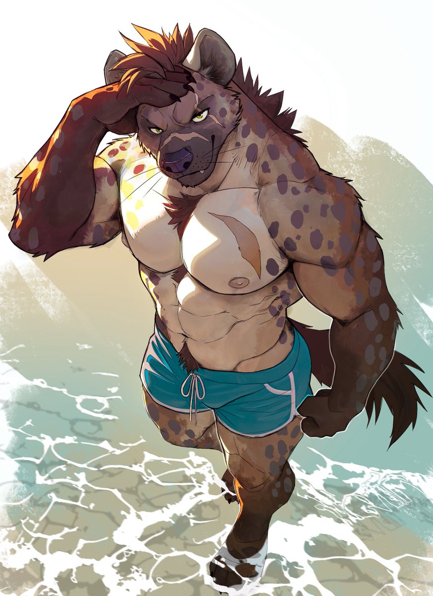 Beach hyena