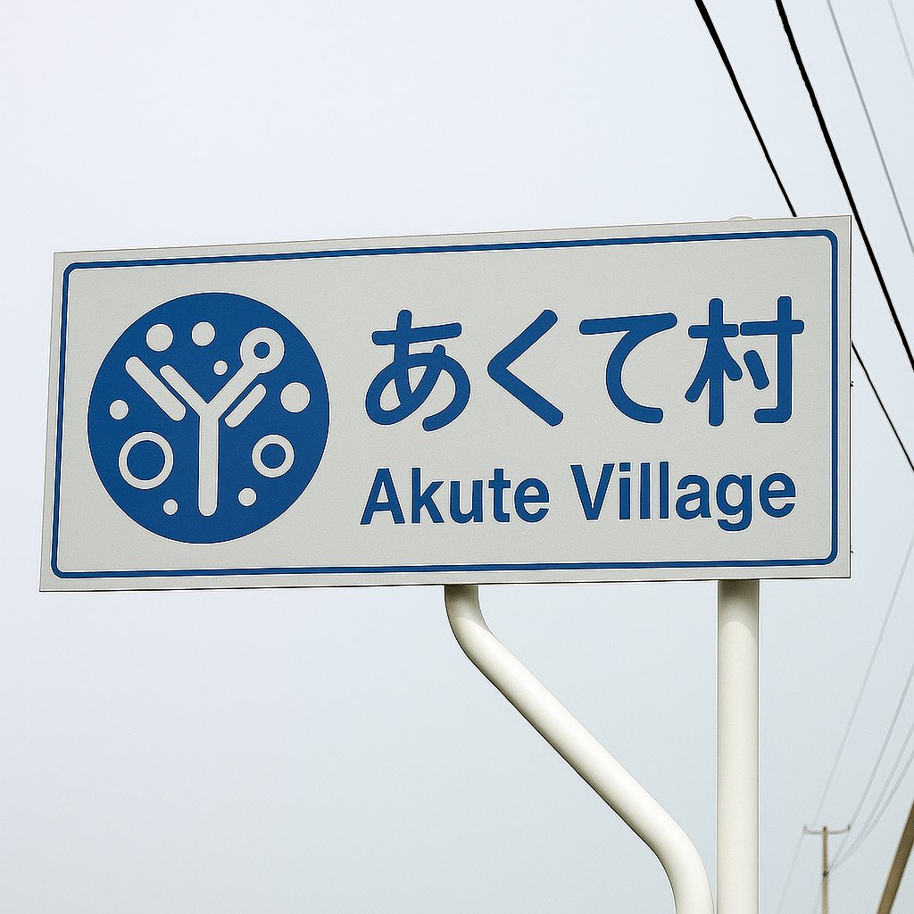 histology_bot's tweet photo. 架空の村の村章・カントリーサインを作る  #2

 #アクテムラ
 #架空市町村 https://t.co/wKXsbSJNDT
