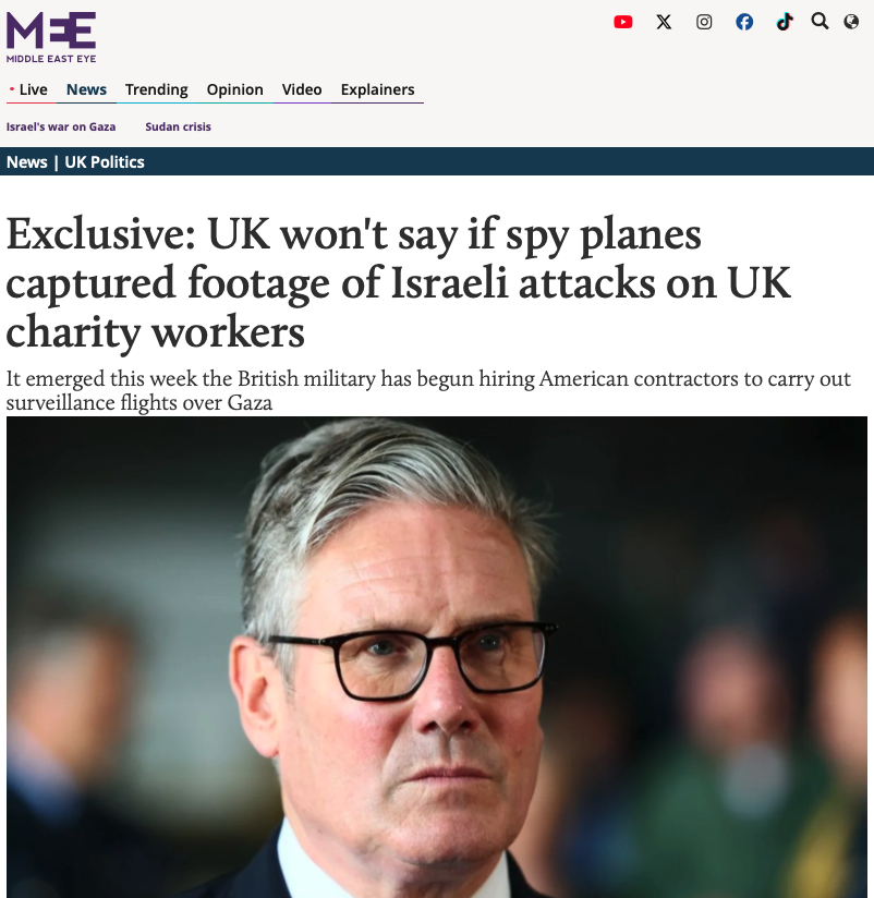 So that's a 'Yes' then. 
middleeasteye.net/news/exclusive…