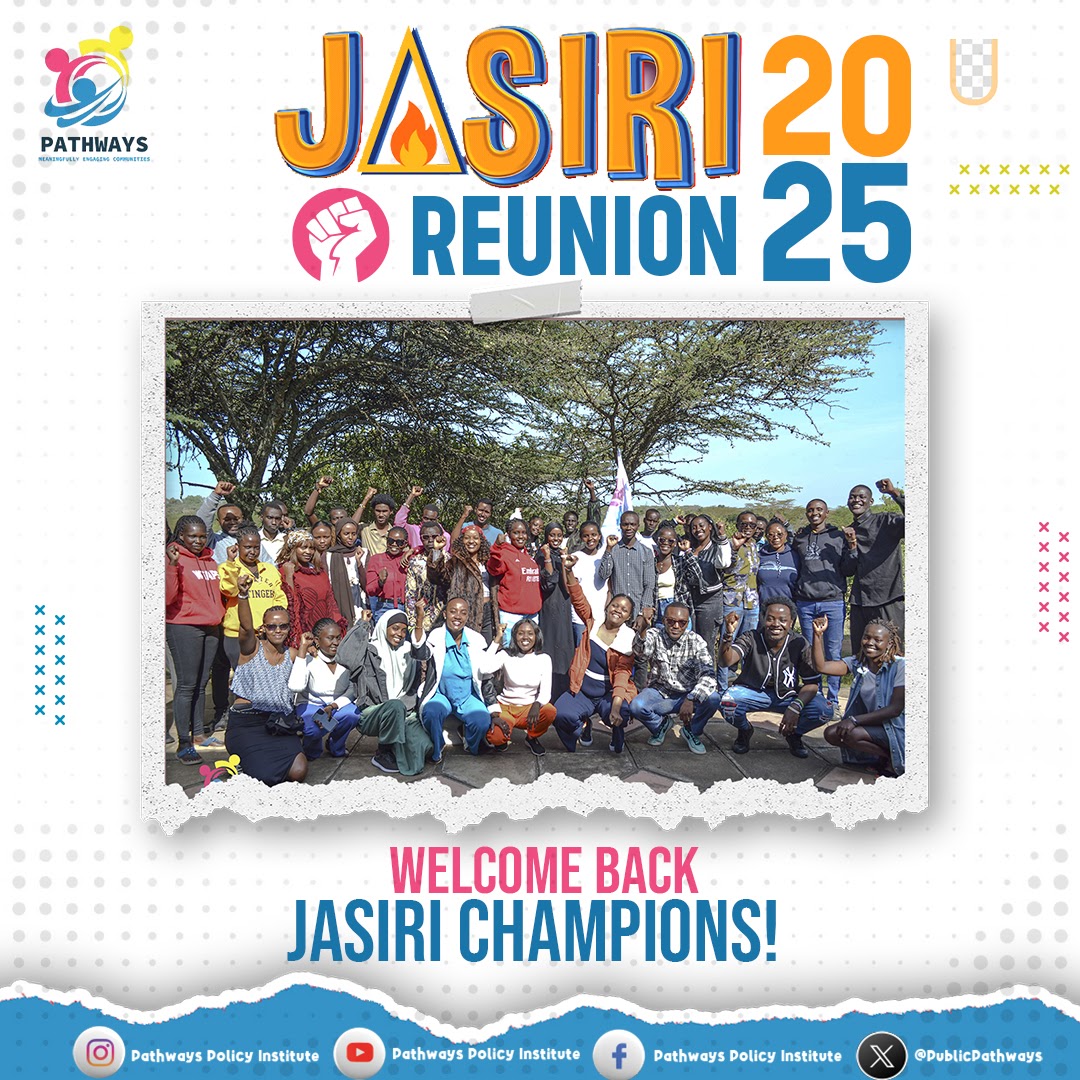 RUTH NGARI (@ruthngariw) on Twitter photo The fire is still burning! Jasiri Champions reunited for #Jasiri2025 a celebration of courage, community, and changemaking! 💪🏾 #JasiriReunion #YouthVoices #PathwaysPolicy <a href="/PublicPathways/">Pathways Policy Institute (PPI)</a> The fire is still burning! Jasiri Champions reunited for #Jasiri2025 a celebration of courage, community, and changemaking! 💪🏾 #JasiriReunion #YouthVoices #PathwaysPolicy <a href="/PublicPathways/">Pathways Policy Institute (PPI)</a>