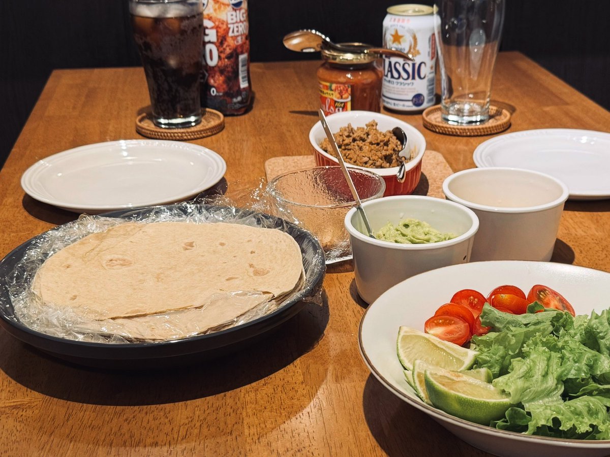 dcpn_cooking's tweet photo. 今夜はタコスパーティ🌮 https://t.co/DytncUxw1c