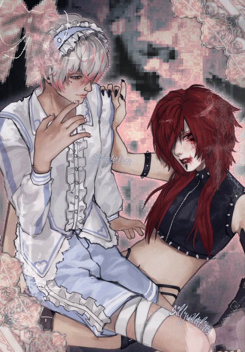sillyvalentines's tweet photo. Look at me and my baddie 
#vkei #saeran #yumetwt https://t.co/flaXxx4h7F