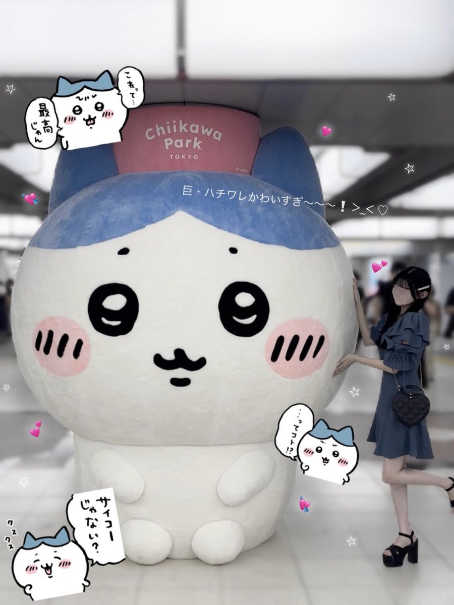 ハチワレ柱 &gt; ·̫ &lt; 🎶💕