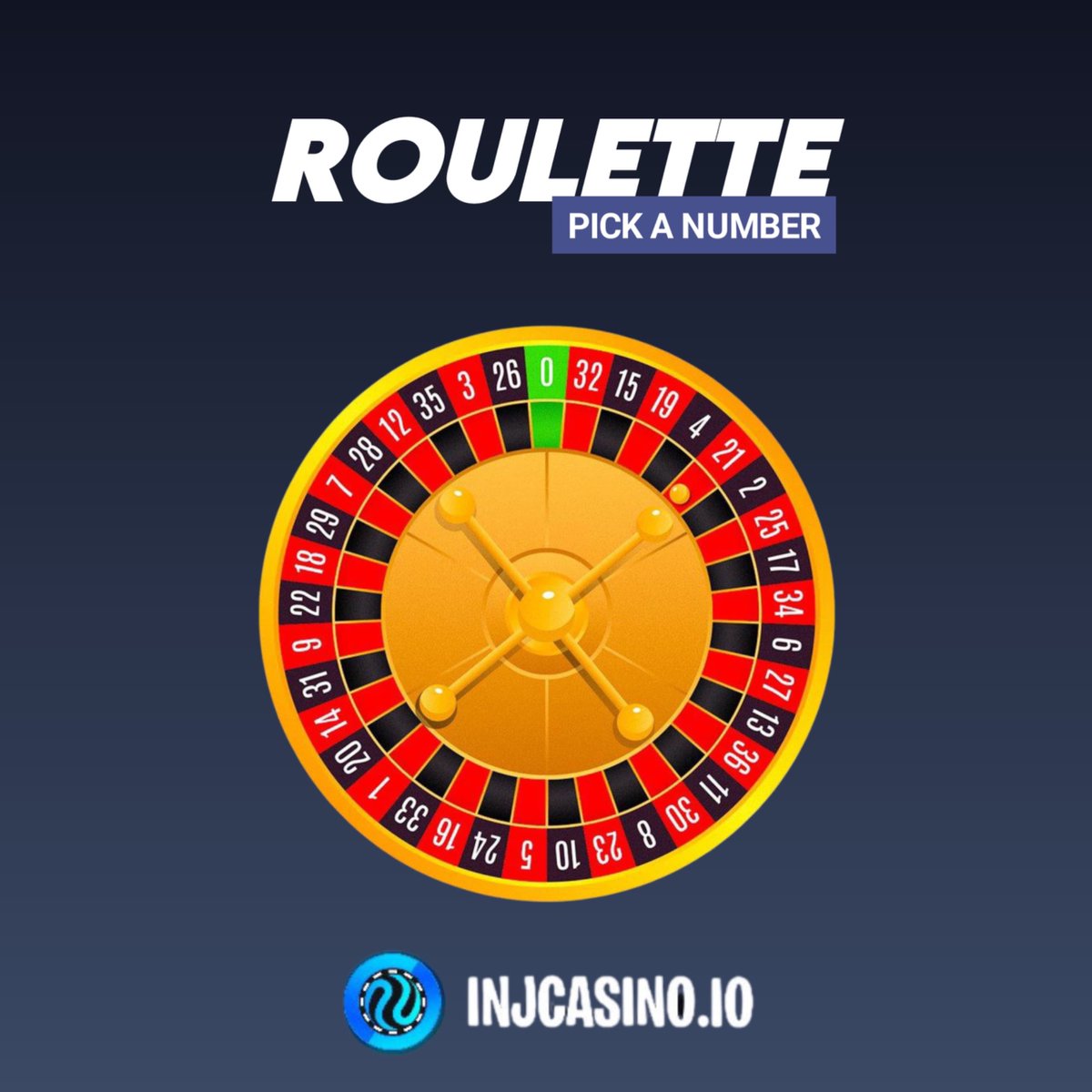 Let’s play some ROULETTE 🔴⚫️

Pick a number 1-36

Winner gets 1 $INJ
To enter:
Follow <a href="/injcasino/">Injcasino.io</a> ✅
Tag 3 gambling friends ✅
Like and RT ✅