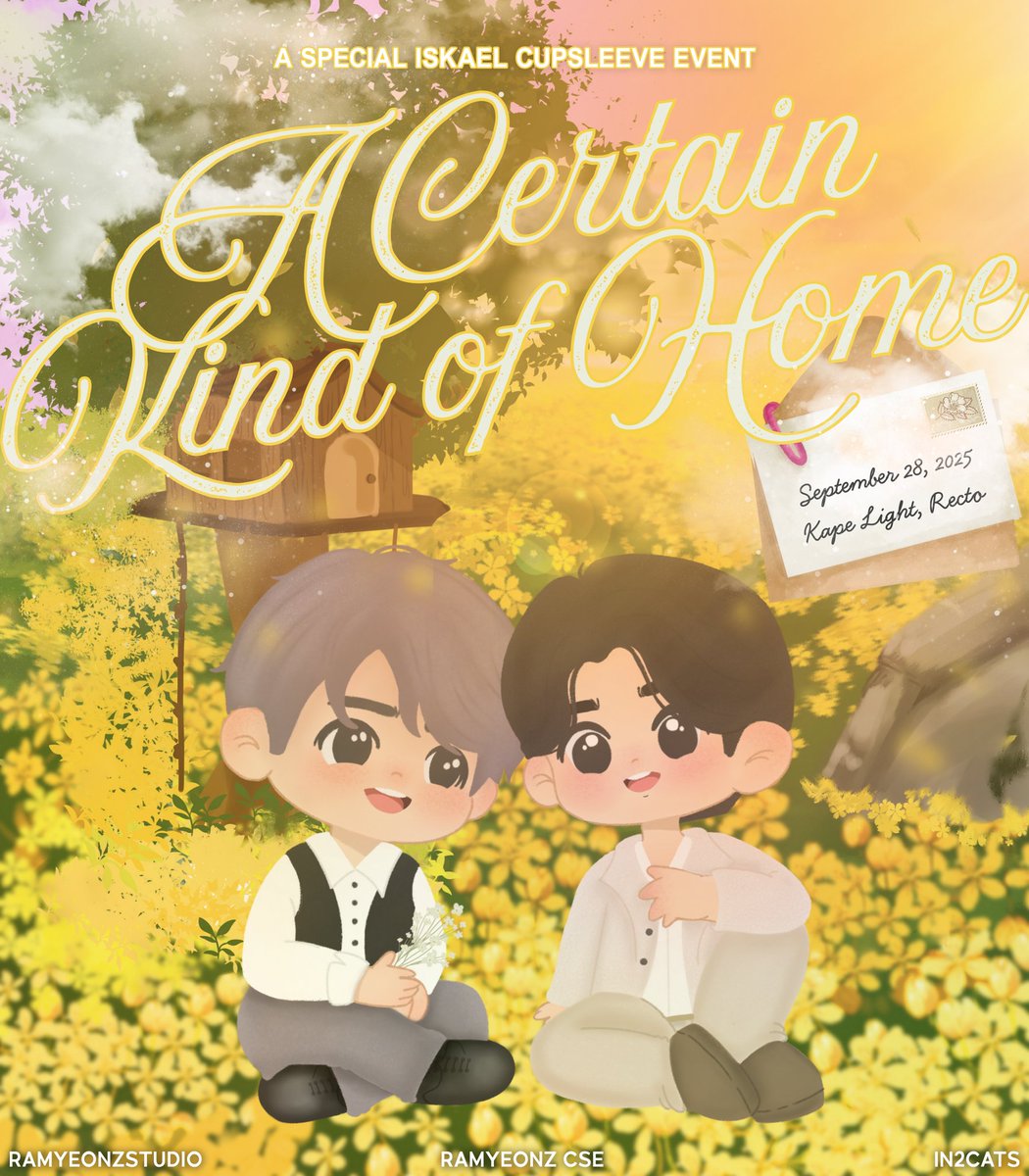 A Certain Kind Of Home 🏡

General registration for the offline event is now open! 🍃

🍀: tinyurl.com/ISKAELRegistra…

🎁 = First 10 Registrants

Please read carefully the terms and conditions as well as the reminders before submitting.

Do not hesitate to send us a DM for other