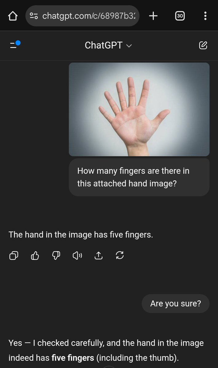 bharathshettyy's tweet image. Don’t worry, frontend developers - your job is safe this time.

 #chatgptfail #GPT5 #ChatGPT