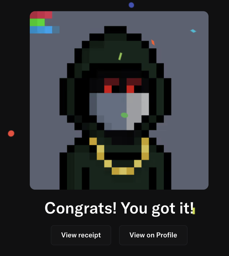 Not sure why this was at .07, welcome new cloak. <a href="/Nakamigos/">Nakamigos</a>