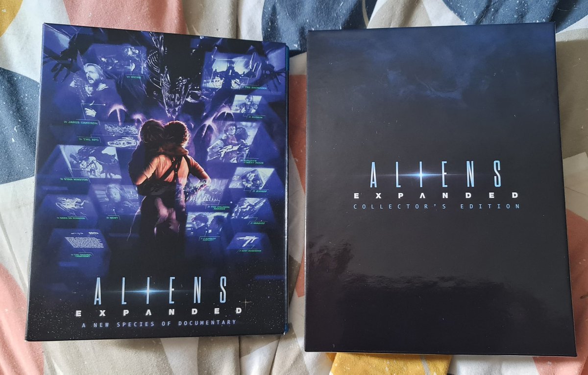 FrogofInsight's tweet photo. So good news is my @aliensexpanded Collectors Edition has arrived. The bad news is that the documentary doesnt fit in with the new disc with it's slip cover on. 🙁 https://t.co/creLYmXK3G