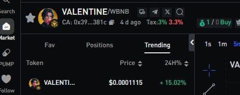 CoinLab Verse || AMAs & Space + Binance Live (@coinlabverse) on Twitter photo ๐จ $VALENTINE ๐น just stormed โก into Top 2 Trending on OKX Wallet!
๐ฅ Also holding the spotlight as Top Trending on ๐จ๐ณ AveAI DEX ๐
๐ Now surging ๐ค into Top 5 Trending on Bitget Swap โค๏ธ
๐ Donโt sleep โ this is your signal.
๐ขCa:
0x3942B1e2F8B4B2d7921CE49A1fC0f805295F381C ๐จ $VALENTINE ๐น just stormed โก into Top 2 Trending on OKX Wallet!
๐ฅ Also holding the spotlight as Top Trending on ๐จ๐ณ AveAI DEX ๐
๐ Now surging ๐ค into Top 5 Trending on Bitget Swap โค๏ธ
๐ Donโt sleep โ this is your signal.
๐ขCa:
0x3942B1e2F8B4B2d7921CE49A1fC0f805295F381C