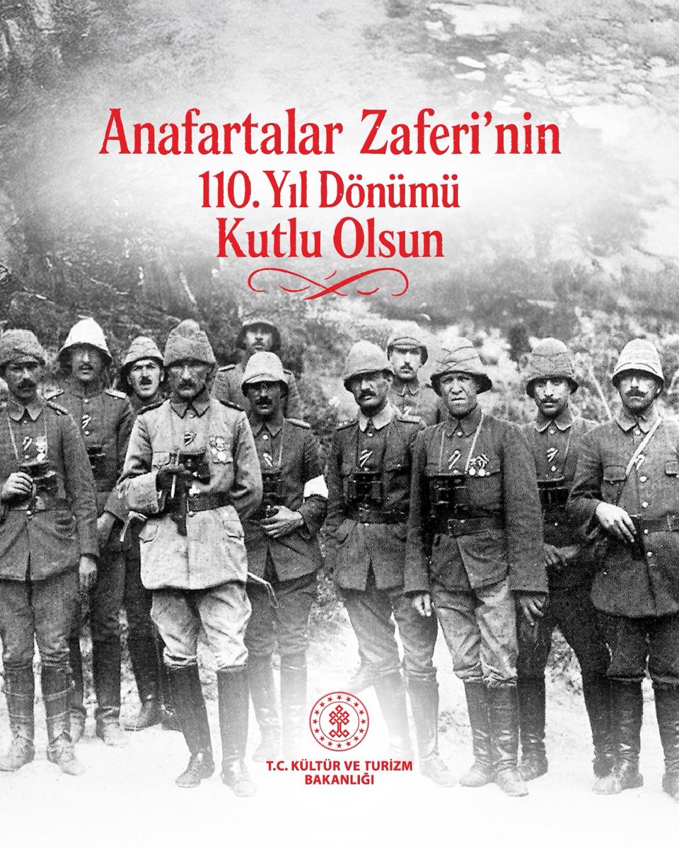 110 yıl önce Anafartalar’da yazılan destan, milletimizin bağımsızlık iradesinin en parlak nişanelerinden biridir.

Bu gurur gününde, vatan uğruna can veren tüm kahramanlarımızı rahmet, minnet ve şükranla anıyoruz. 

Bu zafer, birlik ve beraberliğimizin, sarsılmaz vatan sevgimizin