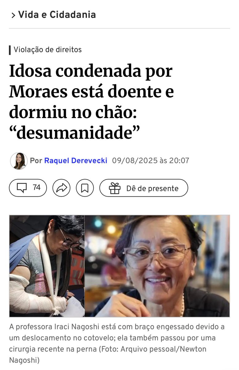 O regime apoiado pela <a href="/GloboNews/">GloboNews</a> vai matar mais um nos seus porões?